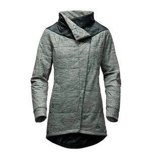 The North Face Women’s Coat Jacket Long Pseudio Cowlneck Full Zip Green XS